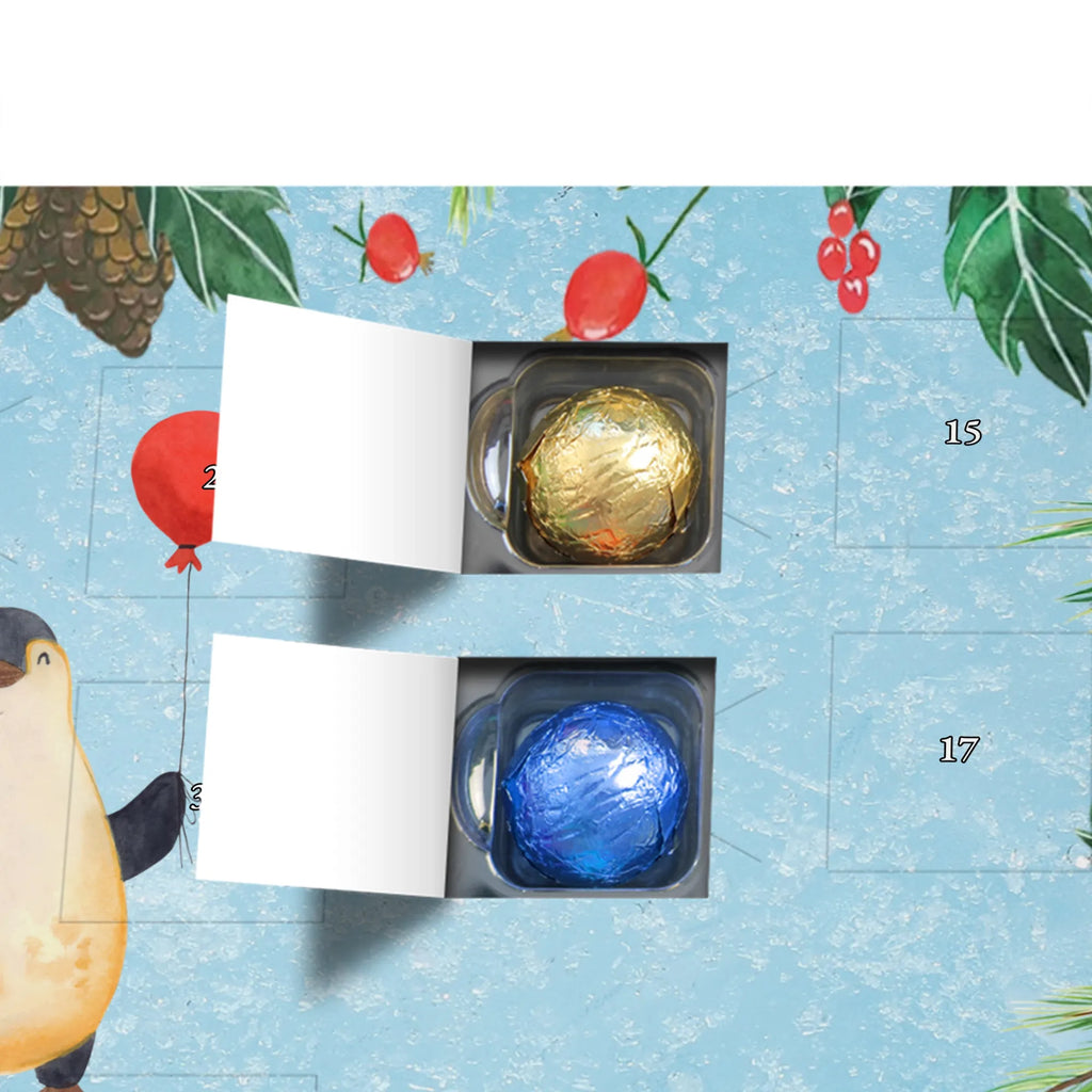 Chocolate advent calendar Penguin balloon North Pole, Penguins, best friend, gift idea, new life, gift girlfriend, penguins, balloon, love of life, new start