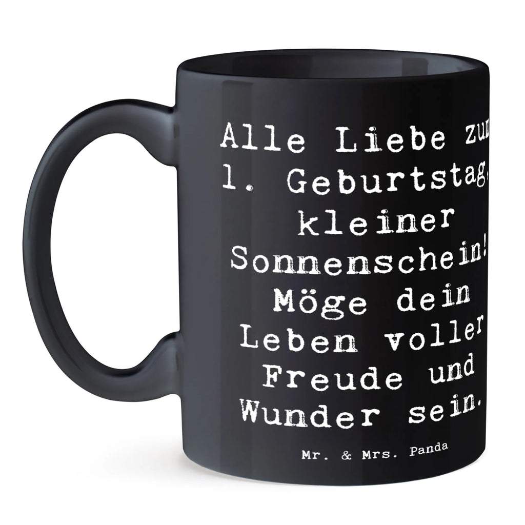 Tasse Spruch 1. Geburtstag Sonnenschein Tasse mit Motiven, Keramiktasse, Teetasse, Porzellantasse, Bürotasse, Tasse mit Zitaten, Tasse, Geschenktasse, Kaffeetasse, Geburtstag, Geburtstagsgeschenk, Geschenk