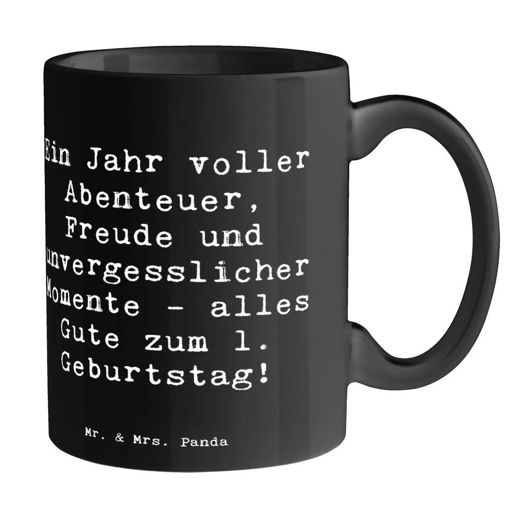 Tasse Spruch 1. Geburtstag Abenteuer Teetasse, Tasse, Tasse mit Motiven, Bürotasse, Porzellantasse, Geschenktasse, Tasse mit Zitaten, Keramiktasse, Kaffeetasse, Geburtstag, Geburtstagsgeschenk, Geschenk