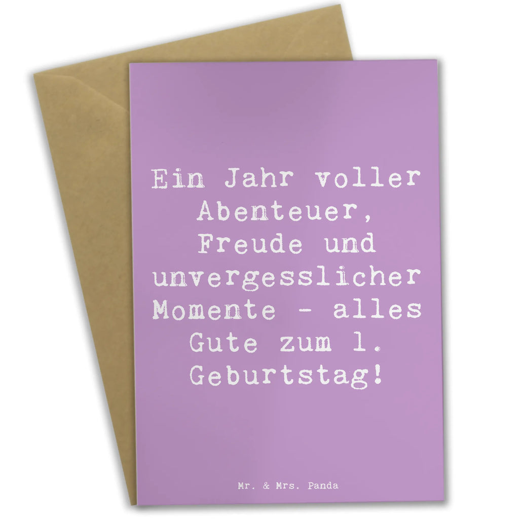 Grußkarte Spruch 1. Geburtstag Abenteuer Einladungskarte, Ansichtskarten, Hochzeitskarte, Geburtstagskarte, Grußkarte, Karte, Klappkarte, Glückwunschkarte, Geburtstag, Geburtstagsgeschenk, Geschenk