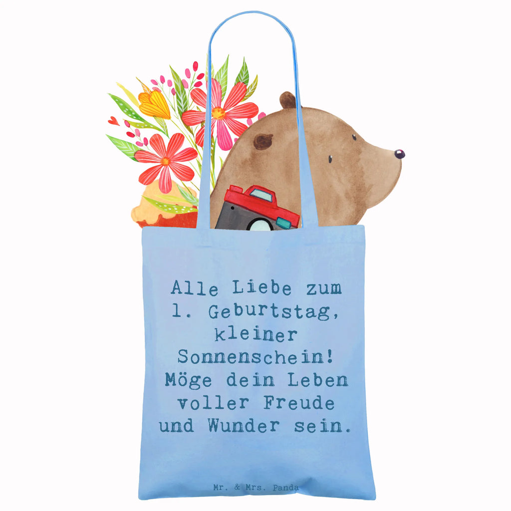 Tragetasche Spruch 1. Geburtstag Sonnenschein Beuteltasche, Beutel, Einkaufstasche, Jutebeutel, Stoffbeutel, Tasche, Shopper, Umhängetasche, Strandtasche, Schultertasche, Stofftasche, Tragetasche, Badetasche, Jutetasche, Einkaufstüte, Laptoptasche, Geburtstag, Geburtstagsgeschenk, Geschenk