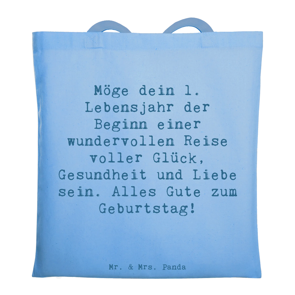 Tragetasche Spruch 1. Geburtstag Reise Beuteltasche, Beutel, Einkaufstasche, Jutebeutel, Stoffbeutel, Tasche, Shopper, Umhängetasche, Strandtasche, Schultertasche, Stofftasche, Tragetasche, Badetasche, Jutetasche, Einkaufstüte, Laptoptasche, Geburtstag, Geburtstagsgeschenk, Geschenk