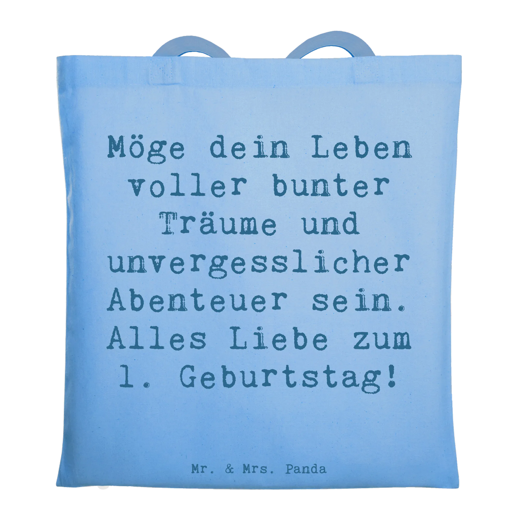 Tragetasche Spruch Alles Liebe zum 1. Geburtstag Beuteltasche, Beutel, Einkaufstasche, Jutebeutel, Stoffbeutel, Tasche, Shopper, Umhängetasche, Strandtasche, Schultertasche, Stofftasche, Tragetasche, Badetasche, Jutetasche, Einkaufstüte, Laptoptasche, Geburtstag, Geburtstagsgeschenk, Geschenk