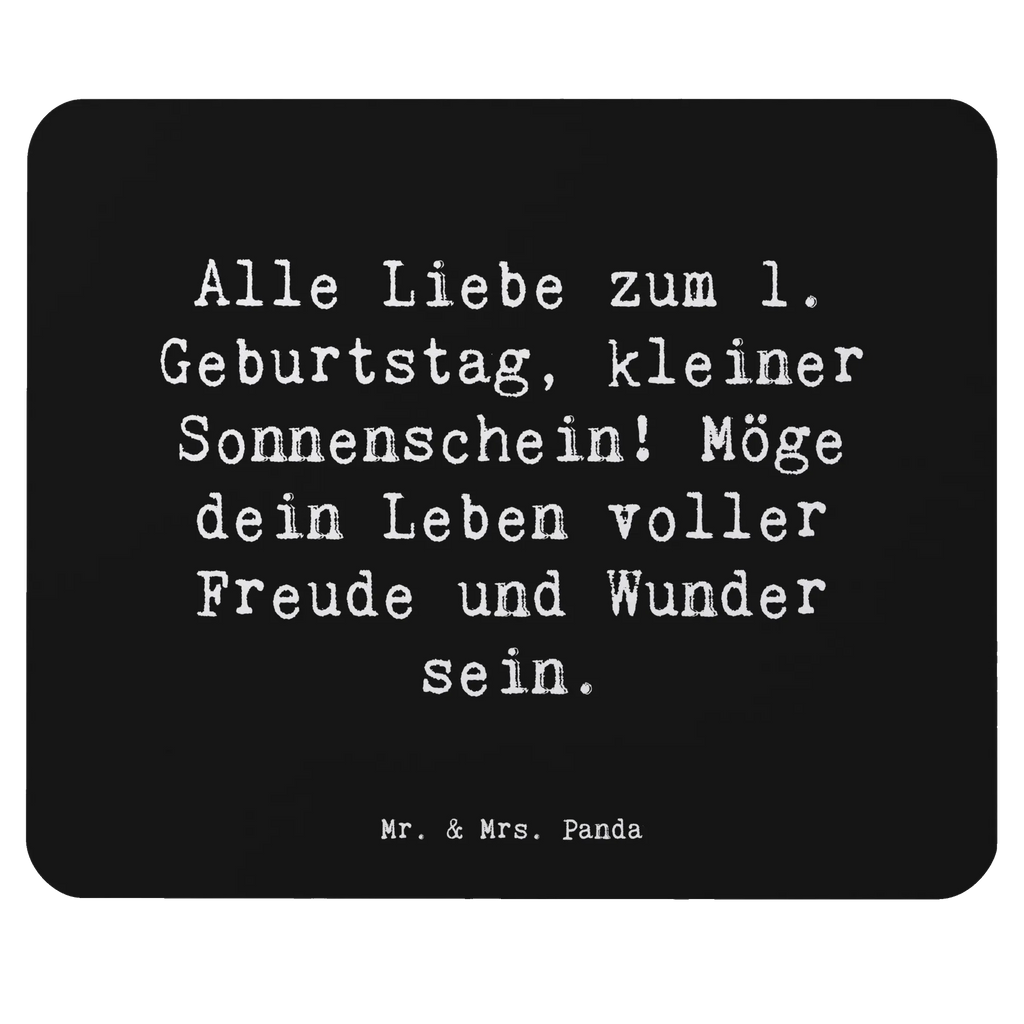 Mouse mat Saying Alle Liebe zum 1. Geburtstag, kleiner Sonnenschein! Möge dein Leben voller Freude und Wunder sein. Mauspad Büro, Mauspad, Mousepad, PC Zubehör, Einzigartiges Mauspad, Mausunterlage, Designer Mauspad, Büroausstattung, Arbeitszimmer, Computer zubehör, Geburtstag, Geburtstagsgeschenk, Geschenk