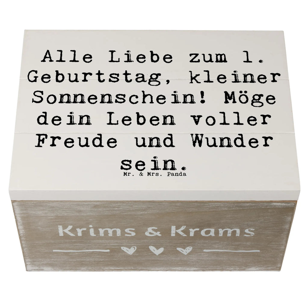 Holzkiste Spruch 1. Geburtstag Sonnenschein Geschenkdose, Aufbewahrungsbox, Truhe, Schatzkiste, XXL, Kiste, Erinnerungsbox, Geschenkbox, Dekokiste, Erinnerungskiste, Holzkiste, Schatulle, Geburtstag, Geburtstagsgeschenk, Geschenk