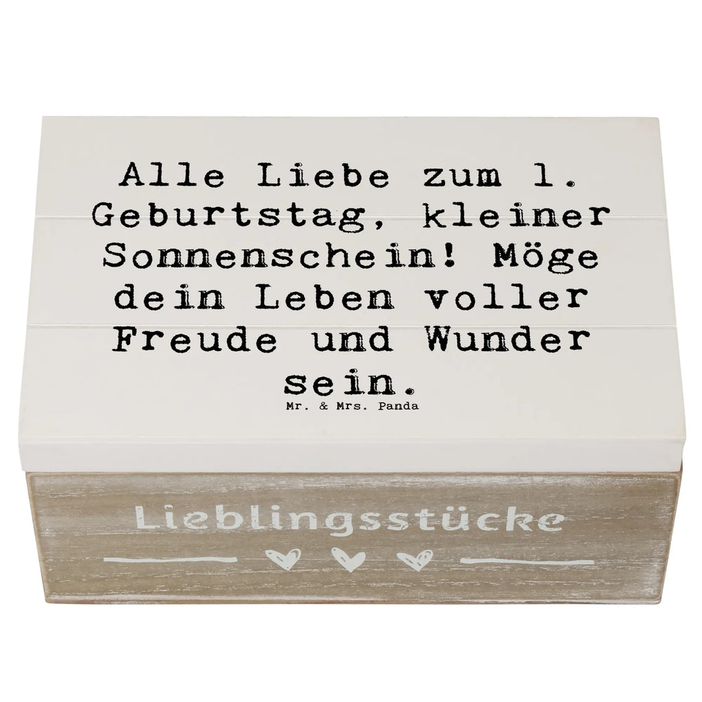 Holzkiste Spruch 1. Geburtstag Sonnenschein Geschenkdose, Aufbewahrungsbox, Truhe, Schatzkiste, XXL, Kiste, Erinnerungsbox, Geschenkbox, Dekokiste, Erinnerungskiste, Holzkiste, Schatulle, Geburtstag, Geburtstagsgeschenk, Geschenk
