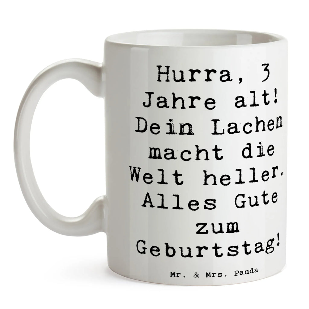 Tasse Spruch 3. Geburtstag Jubel Kaffeetasse, Geschenktasse, Bürotasse, Tasse mit Motiven, Tasse, Keramiktasse, Porzellantasse, Tasse mit Zitaten, Teetasse, Geburtstag, Geburtstagsgeschenk, Geschenk