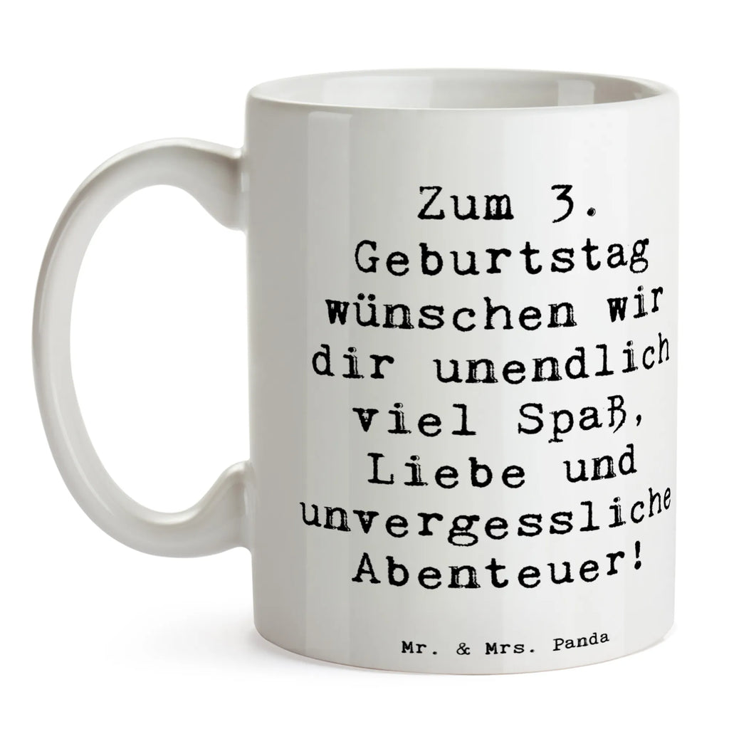 Tasse Spruch 3. Geburtstag Bürotasse, Tasse mit Motiven, Tasse, Geschenktasse, Keramiktasse, Porzellantasse, Teetasse, Kaffeetasse, Tasse mit Zitaten, Geburtstag, Geburtstagsgeschenk, Geschenk