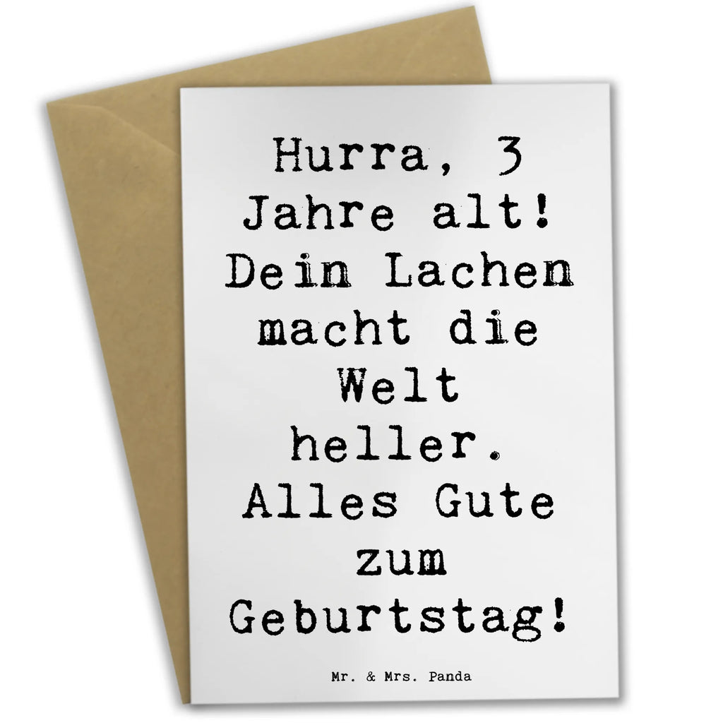 Grußkarte Spruch 3. Geburtstag Jubel Einladungskarte, Karte, Ansichtskarten, Geburtstagskarte, Klappkarte, Hochzeitskarte, Glückwunschkarte, Grußkarte, Geburtstag, Geburtstagsgeschenk, Geschenk