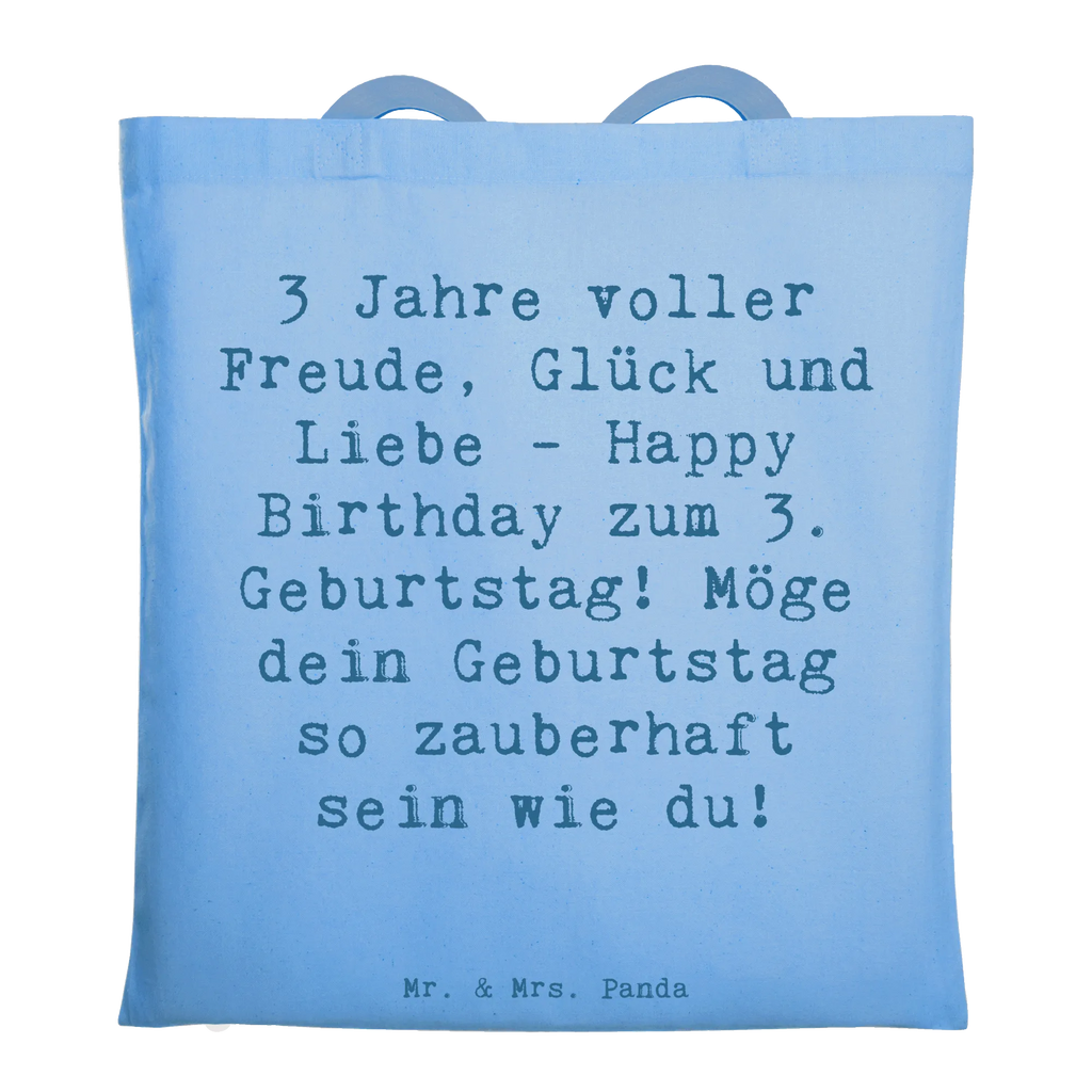 Tragetasche Spruch 3. Geburtstag Freude Jutebeutel, Jutetasche, Badetasche, Shopper, Stoffbeutel, Einkaufstüte, Umhängetasche, Strandtasche, Laptoptasche, Tasche, Schultertasche, Beutel, Stofftasche, Beuteltasche, Einkaufstasche, Tragetasche, Geburtstag, Geburtstagsgeschenk, Geschenk