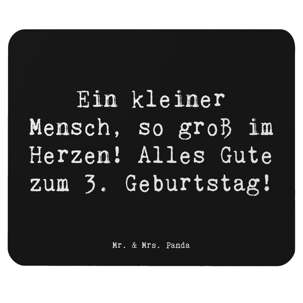 Mouse mat Saying Ein kleiner Mensch, so groß im Herzen! Alles Gute zum 3. Geburtstag! Arbeitszimmer, PC Zubehör, Mauspad Büro, Designer Mauspad, Mousepad, Computer zubehör, Einzigartiges Mauspad, Büroausstattung, Mauspad, Mausunterlage, Geburtstag, Geburtstagsgeschenk, Geschenk