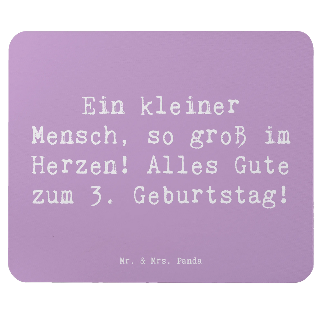 Mouse mat Saying Ein kleiner Mensch, so groß im Herzen! Alles Gute zum 3. Geburtstag! Arbeitszimmer, PC Zubehör, Mauspad Büro, Designer Mauspad, Mousepad, Computer zubehör, Einzigartiges Mauspad, Büroausstattung, Mauspad, Mausunterlage, Geburtstag, Geburtstagsgeschenk, Geschenk