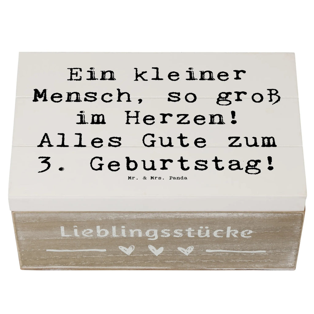 Wooden chest Saying Ein kleiner Mensch, so groß im Herzen! Alles Gute zum 3. Geburtstag! Geschenkbox, XXL, Erinnerungsbox, Kiste, Truhe, Schatzkiste, Schatulle, Aufbewahrungsbox, Erinnerungskiste, Holzkiste, Dekokiste, Geschenkdose, Geburtstag, Geburtstagsgeschenk, Geschenk