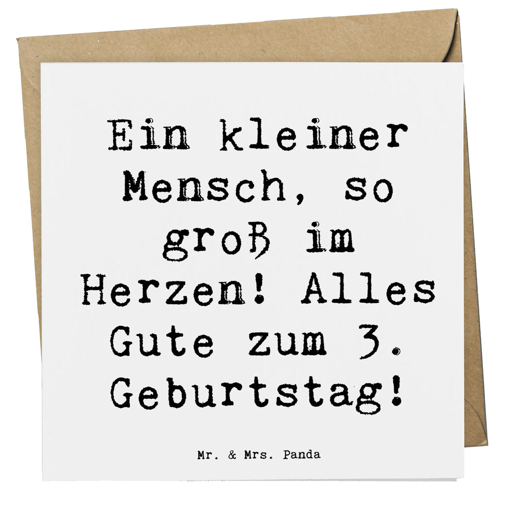 Deluxe Karte Spruch 3. Geburtstag Herz Geburtstagskarte, Grußkarte, Klappkarte, Einladungskarte, Hochwertige Grußkarte, Glückwunschkarte, Karte, Hochwertige Klappkarte, Hochzeitskarte, Geburtstag, Geburtstagsgeschenk, Geschenk