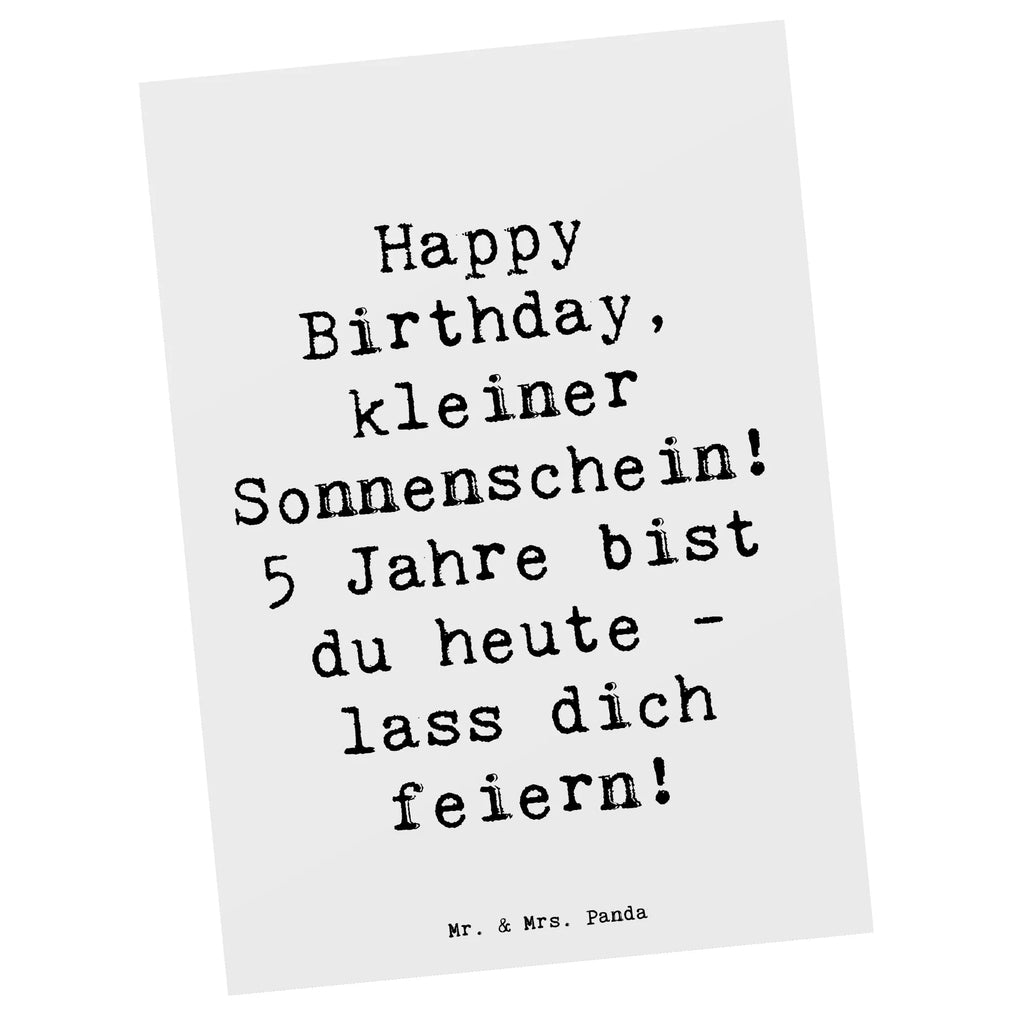 Postkarte Spruch 5. Geburtstag Sonnenschein Geburtstagskarte, Geschenkkarte, Ansichtskarte, Einladung, Grußkarte, Einladungskarte, Dankeskarte, Karte, Einladungskarten Geburtstag, Ansichtskarten, Einladung Geburtstag, Postkarte, Geburtstag, Geburtstagsgeschenk, Geschenk