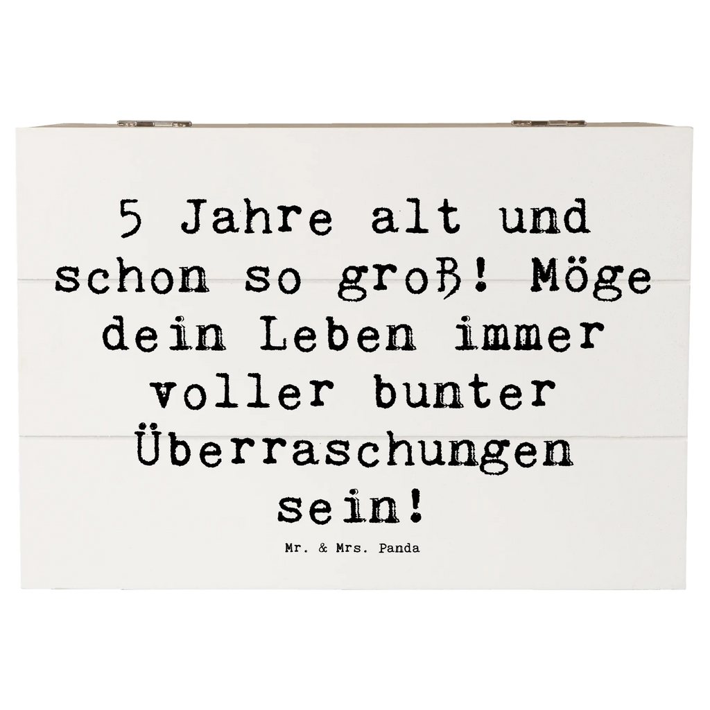 Holzkiste Spruch 5. Geburtstag Schatulle, Geschenkdose, Kiste, Truhe, Dekokiste, Geschenkbox, Schatzkiste, XXL, Holzkiste, Aufbewahrungsbox, Erinnerungskiste, Erinnerungsbox, Geburtstag, Geburtstagsgeschenk, Geschenk