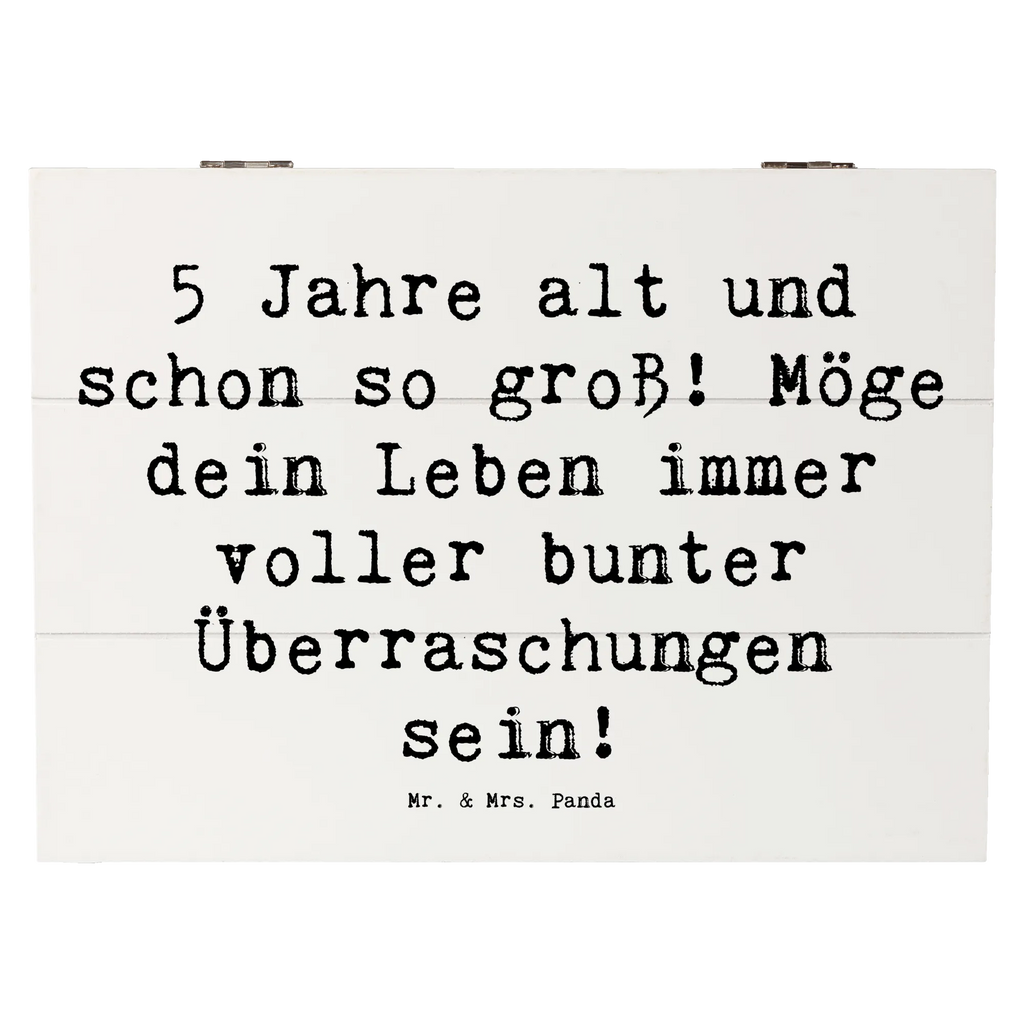 Holzkiste Spruch 5. Geburtstag Schatulle, Geschenkdose, Kiste, Truhe, Dekokiste, Geschenkbox, Schatzkiste, XXL, Holzkiste, Aufbewahrungsbox, Erinnerungskiste, Erinnerungsbox, Geburtstag, Geburtstagsgeschenk, Geschenk