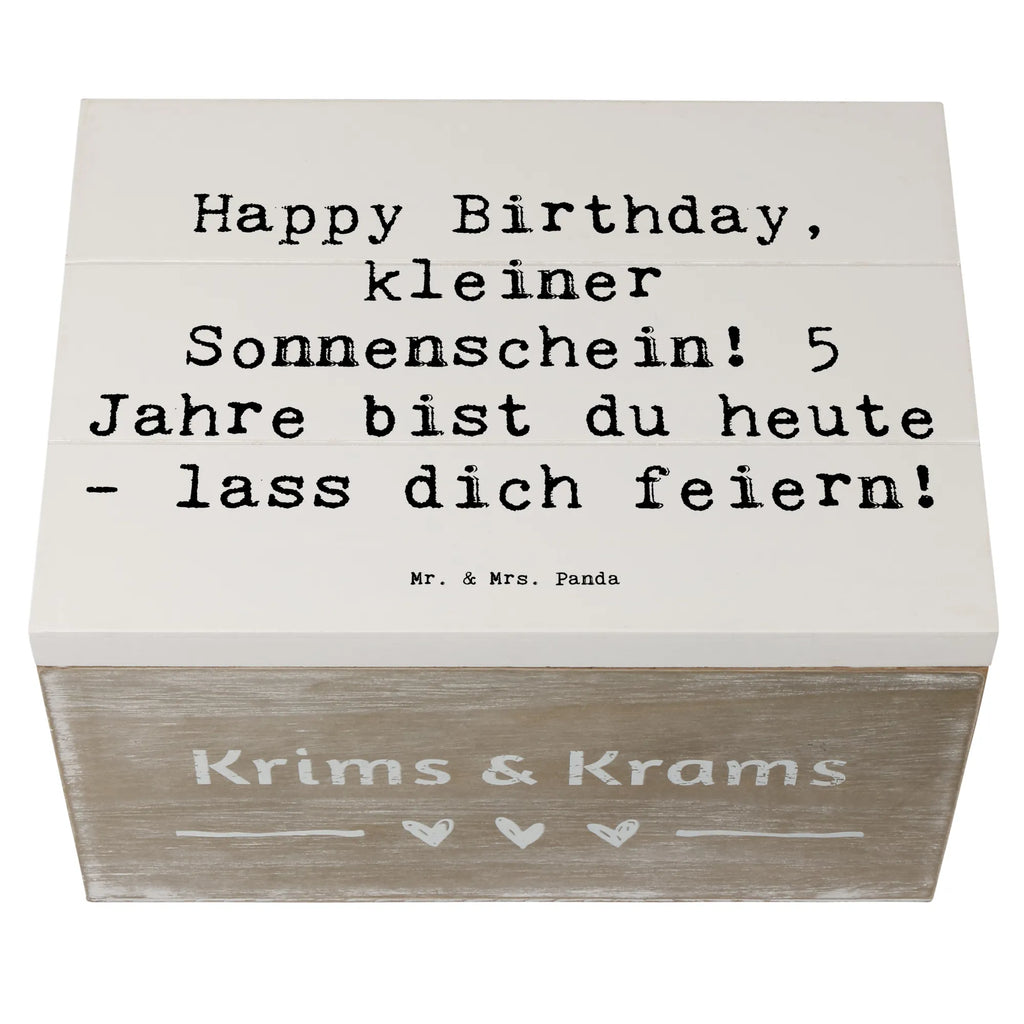 Holzkiste Spruch 5. Geburtstag Sonnenschein Kiste, Geschenkbox, Dekokiste, Geschenkdose, Erinnerungsbox, XXL, Holzkiste, Schatulle, Aufbewahrungsbox, Truhe, Schatzkiste, Erinnerungskiste, Geburtstag, Geburtstagsgeschenk, Geschenk