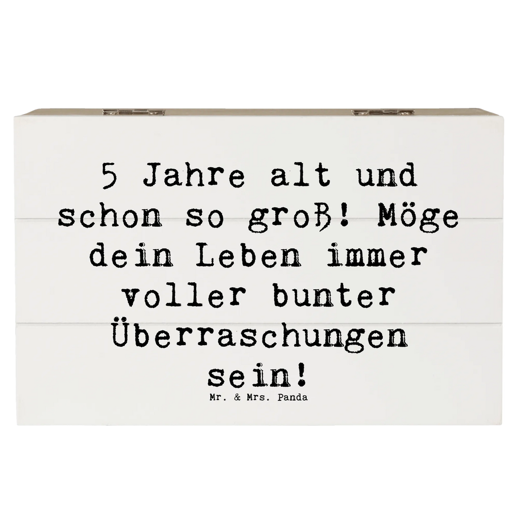 Holzkiste Spruch 5. Geburtstag Schatulle, Geschenkdose, Kiste, Truhe, Dekokiste, Geschenkbox, Schatzkiste, XXL, Holzkiste, Aufbewahrungsbox, Erinnerungskiste, Erinnerungsbox, Geburtstag, Geburtstagsgeschenk, Geschenk