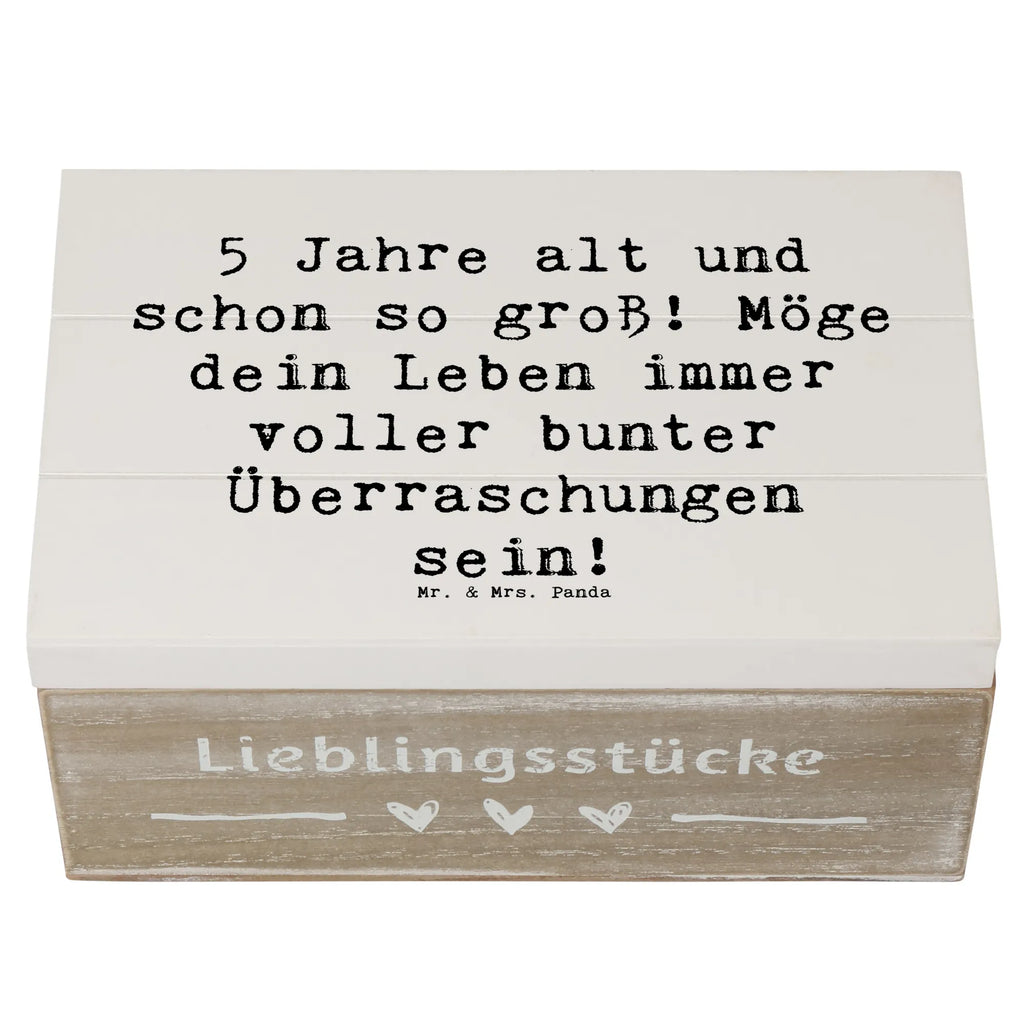 Holzkiste Spruch 5. Geburtstag Schatulle, Geschenkdose, Kiste, Truhe, Dekokiste, Geschenkbox, Schatzkiste, XXL, Holzkiste, Aufbewahrungsbox, Erinnerungskiste, Erinnerungsbox, Geburtstag, Geburtstagsgeschenk, Geschenk