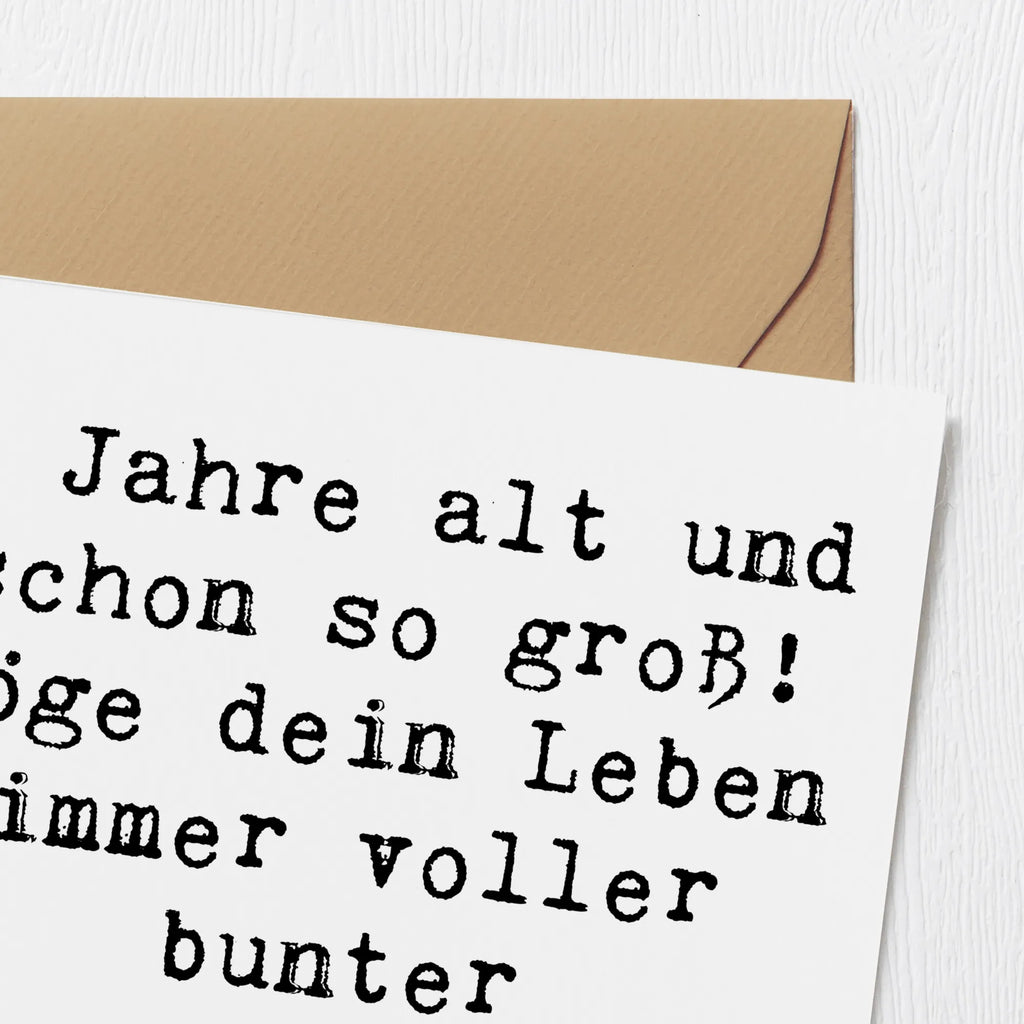 Deluxe Karte Spruch 5. Geburtstag Grußkarte, Einladungskarte, Karte, Hochzeitskarte, Hochwertige Grußkarte, Hochwertige Klappkarte, Geburtstagskarte, Glückwunschkarte, Klappkarte, Geburtstag, Geburtstagsgeschenk, Geschenk