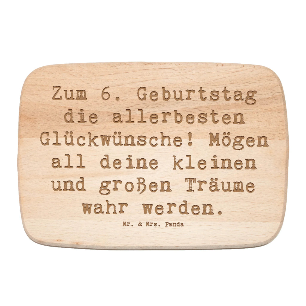 Schneidebrett Spruch 6. Geburtstag Glückwünsche Frühstücksbrettchen, Schneidebrett, Holzbrett, Frühstücksbrett, Schneidebrett Holz, Küchenbrett, Geburtstag, Geburtstagsgeschenk, Geschenk