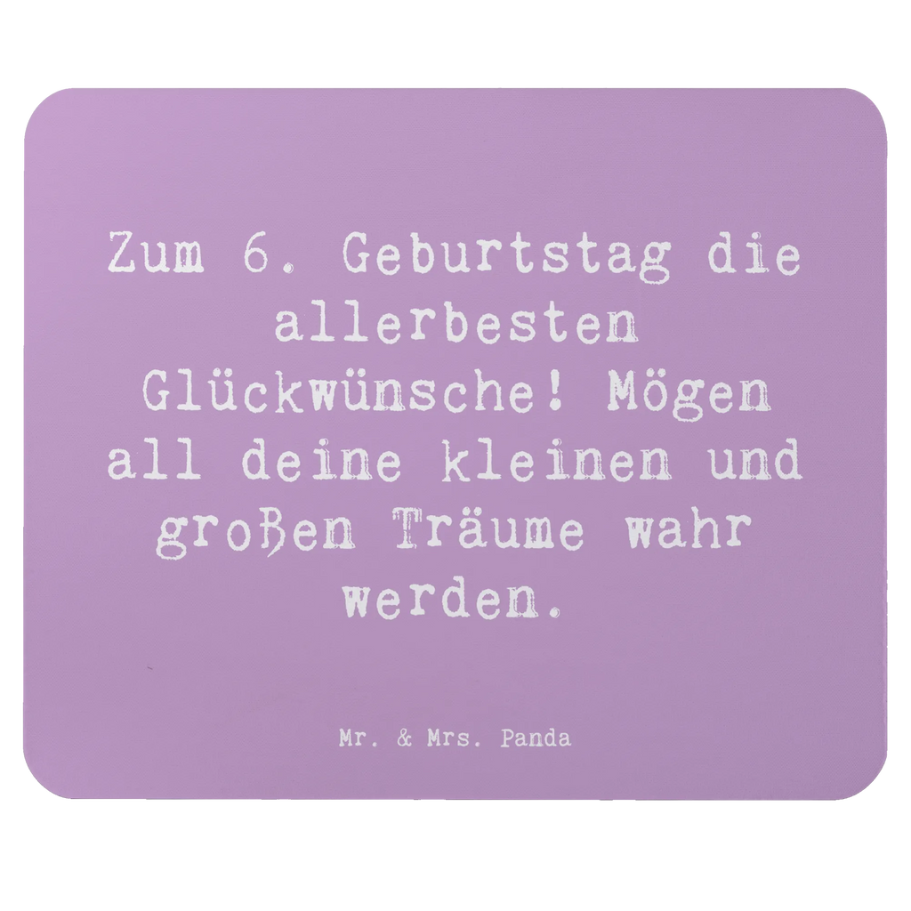 Mauspad Spruch 6. Geburtstag Glückwünsche Mausunterlage, PC Zubehör, Computer zubehör, Mousepad, Mauspad Büro, Büroausstattung, Mauspad, Einzigartiges Mauspad, Designer Mauspad, Arbeitszimmer, Geburtstag, Geburtstagsgeschenk, Geschenk