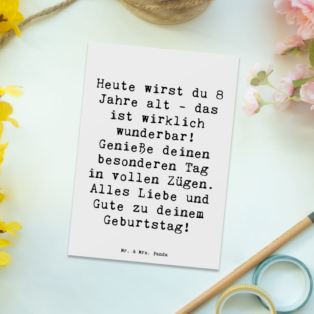 Postkarte Spruch 8. Geburtstag Feier Karte, Postkarte, Geburtstagskarte, Einladungskarte, Einladung Geburtstag, Ansichtskarten, Einladung, Einladungskarten Geburtstag, Dankeskarte, Geschenkkarte, Grußkarte, Ansichtskarte, Geburtstag, Geburtstagsgeschenk, Geschenk