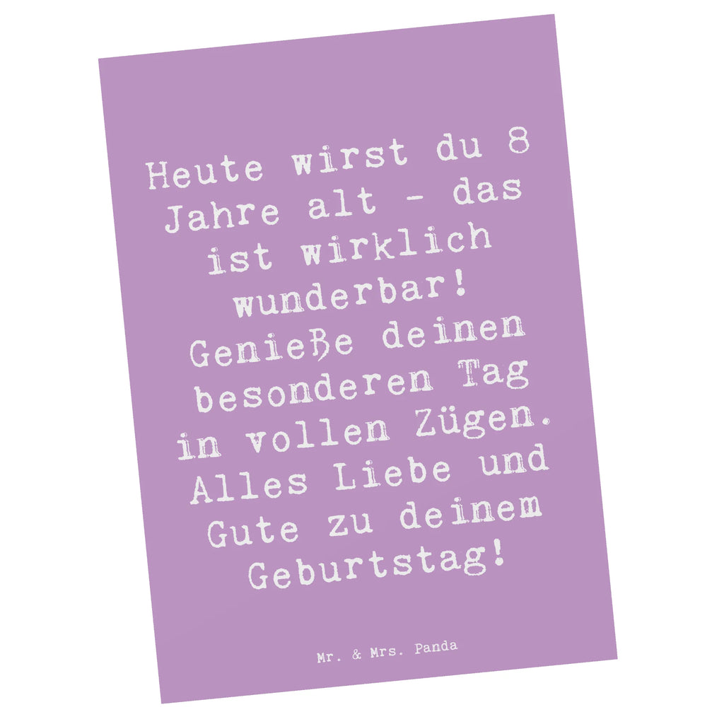 Postkarte Spruch 8. Geburtstag Feier Karte, Postkarte, Geburtstagskarte, Einladungskarte, Einladung Geburtstag, Ansichtskarten, Einladung, Einladungskarten Geburtstag, Dankeskarte, Geschenkkarte, Grußkarte, Ansichtskarte, Geburtstag, Geburtstagsgeschenk, Geschenk