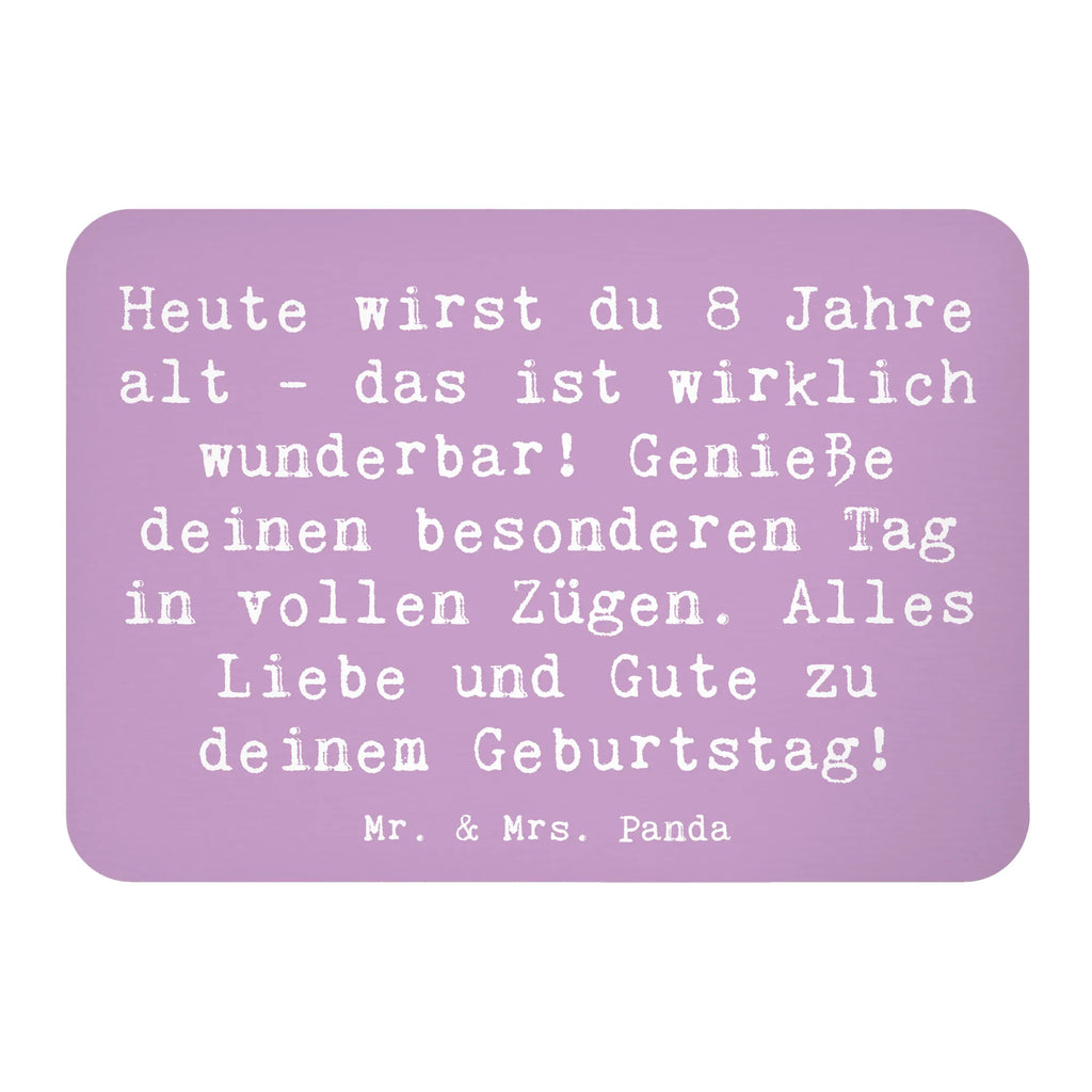 Magnet Spruch 8. Geburtstag Feier Pinnwandmagnet, Kühlschrankmagnet, Dekomagnet, Notiz Magnet, Souvenir Magnet, Motivmagnete, Kühlschrank Dekoration, Whiteboard Magnet, Geburtstag, Geburtstagsgeschenk, Geschenk