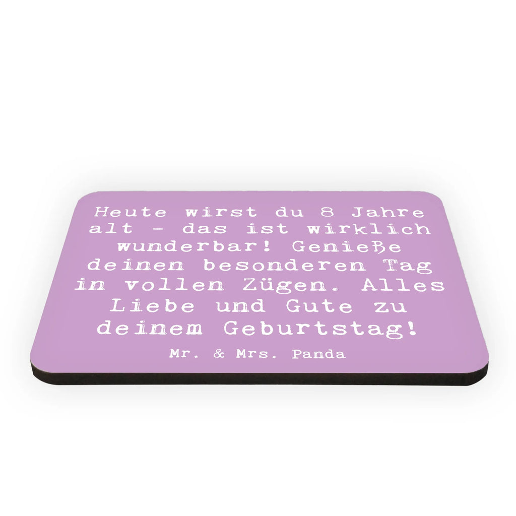 Magnet Spruch 8. Geburtstag Feier Pinnwandmagnet, Kühlschrankmagnet, Dekomagnet, Notiz Magnet, Souvenir Magnet, Motivmagnete, Kühlschrank Dekoration, Whiteboard Magnet, Geburtstag, Geburtstagsgeschenk, Geschenk