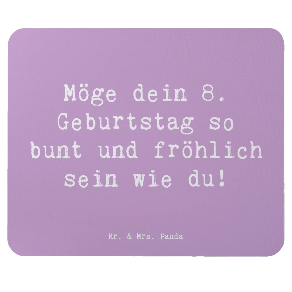Mouse mat Saying Möge dein 8. Geburtstag so bunt und fröhlich sein wie du! Arbeitszimmer, Mauspad Büro, Designer Mauspad, Mauspad, Computer zubehör, Mausunterlage, Büroausstattung, PC Zubehör, Einzigartiges Mauspad, Mousepad, Geburtstag, Geburtstagsgeschenk, Geschenk
