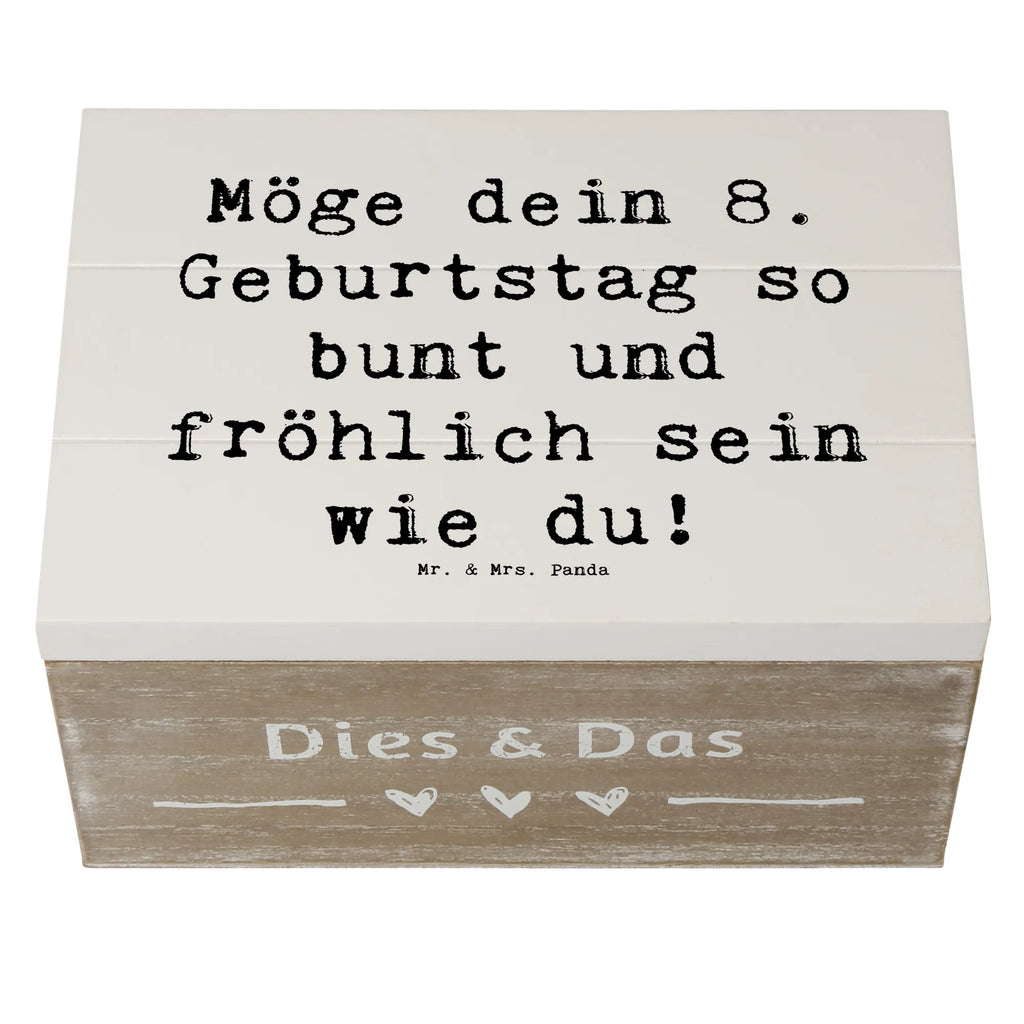 Holzkiste Spruch 8. Geburtstag Freude Dekokiste, Holzkiste, Geschenkdose, Geschenkbox, Aufbewahrungsbox, Erinnerungskiste, Truhe, Kiste, XXL, Erinnerungsbox, Schatulle, Schatzkiste, Geburtstag, Geburtstagsgeschenk, Geschenk