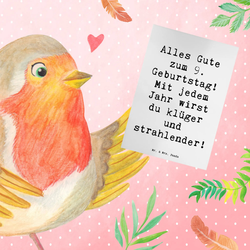 Grußkarte Spruch 9. Geburtstag Wünsche Hochzeitskarte, Geburtstagskarte, Klappkarte, Einladungskarte, Ansichtskarten, Glückwunschkarte, Karte, Grußkarte, Geburtstag, Geburtstagsgeschenk, Geschenk