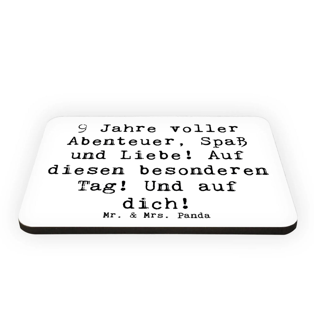 Magnet Spruch 9. Geburtstag Abenteuer Souvenir Magnet, Pinnwandmagnet, Kühlschrankmagnet, Notiz Magnet, Motivmagnete, Dekomagnet, Kühlschrank Dekoration, Whiteboard Magnet, Geburtstag, Geburtstagsgeschenk, Geschenk