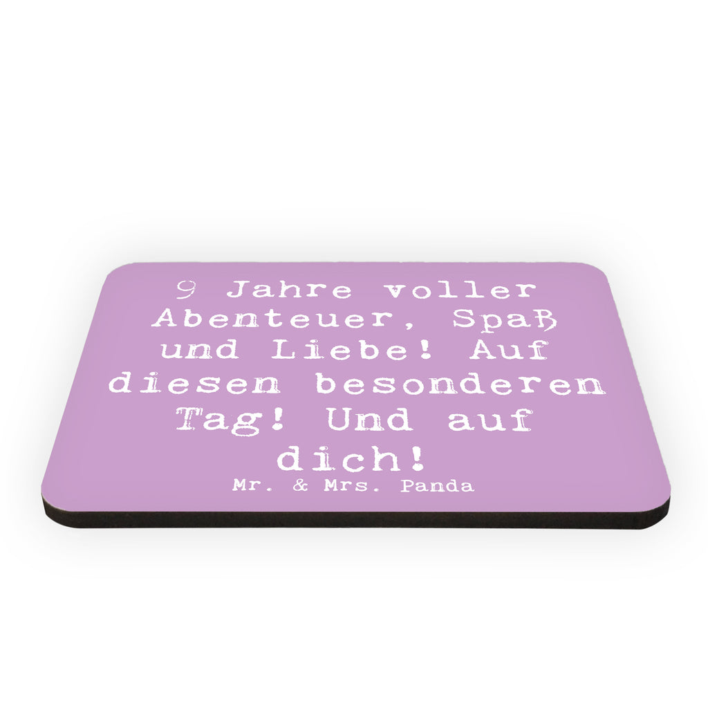 Magnet Spruch 9. Geburtstag Abenteuer Souvenir Magnet, Pinnwandmagnet, Kühlschrankmagnet, Notiz Magnet, Motivmagnete, Dekomagnet, Kühlschrank Dekoration, Whiteboard Magnet, Geburtstag, Geburtstagsgeschenk, Geschenk