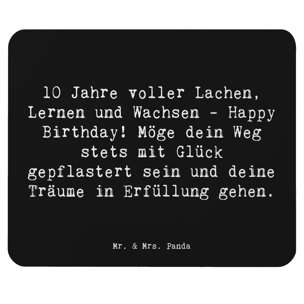 Mauspad Spruch 10. Geburtstag Feier Büroausstattung, Mausunterlage, Mauspad Büro, Einzigartiges Mauspad, Arbeitszimmer, Mauspad, Mousepad, Computer zubehör, Designer Mauspad, PC Zubehör, Geburtstag, Geburtstagsgeschenk, Geschenk