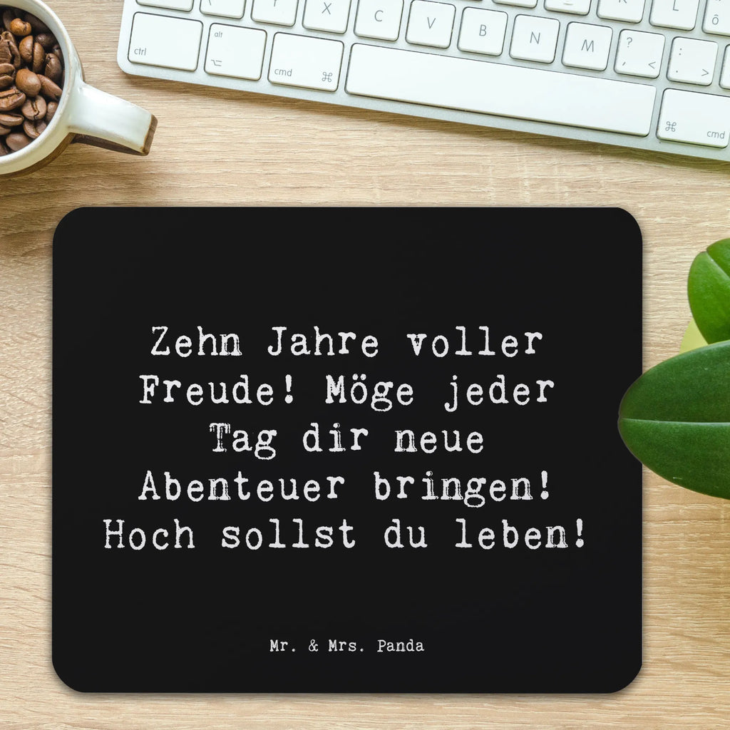 Mauspad Spruch 10. Geburtstag Freude Computer zubehör, Mauspad, Mausunterlage, PC Zubehör, Büroausstattung, Mauspad Büro, Einzigartiges Mauspad, Designer Mauspad, Mousepad, Arbeitszimmer, Geburtstag, Geburtstagsgeschenk, Geschenk