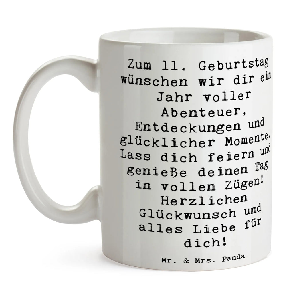 Tasse Spruch 11. Geburtstag Wunder Porzellantasse, Teetasse, Tasse mit Zitaten, Tasse, Kaffeetasse, Keramiktasse, Geschenktasse, Tasse mit Motiven, Bürotasse, Geburtstag, Geburtstagsgeschenk, Geschenk