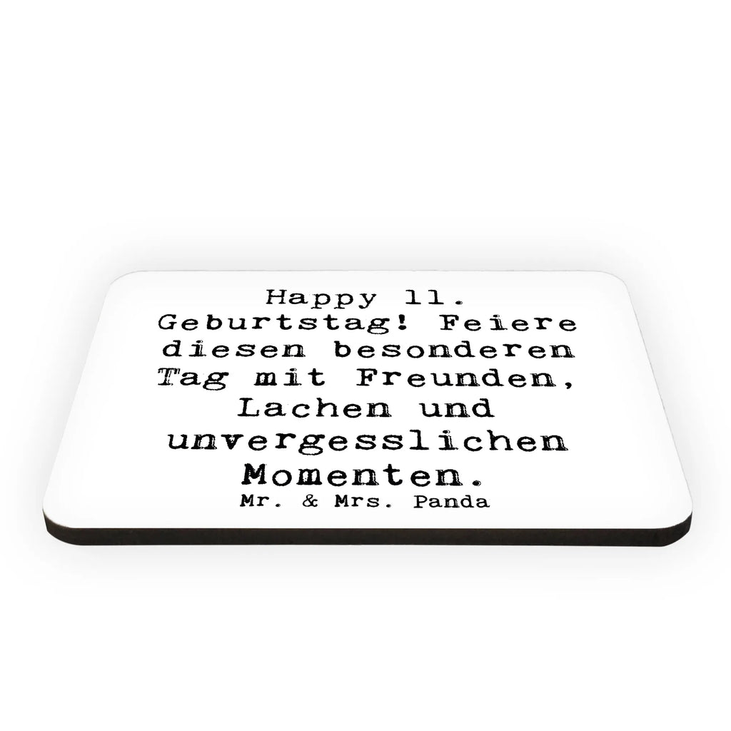 Magnet Saying Happy 11. Geburtstag! Feiere diesen besonderen Tag mit Freunden, Lachen und unvergesslichen Momenten. Motivmagnete, Dekomagnet, Souvenir Magnet, Kühlschrank Dekoration, Whiteboard Magnet, Notiz Magnet, Kühlschrankmagnet, Pinnwandmagnet, Geburtstag, Geburtstagsgeschenk, Geschenk