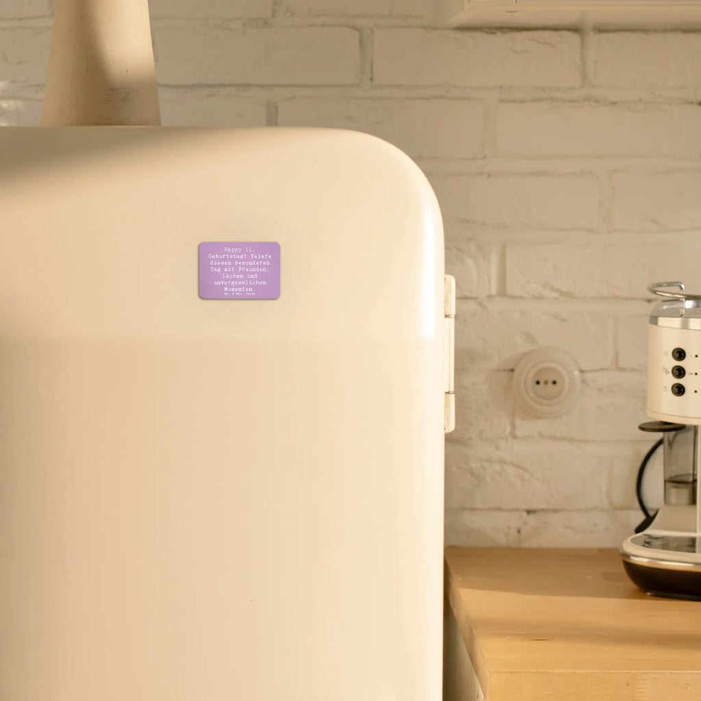 Magnet Saying Happy 11. Geburtstag! Feiere diesen besonderen Tag mit Freunden, Lachen und unvergesslichen Momenten. Motivmagnete, Dekomagnet, Souvenir Magnet, Kühlschrank Dekoration, Whiteboard Magnet, Notiz Magnet, Kühlschrankmagnet, Pinnwandmagnet, Geburtstag, Geburtstagsgeschenk, Geschenk