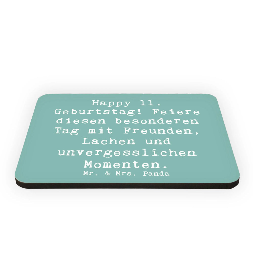 Magnet Saying Happy 11. Geburtstag! Feiere diesen besonderen Tag mit Freunden, Lachen und unvergesslichen Momenten. Motivmagnete, Dekomagnet, Souvenir Magnet, Kühlschrank Dekoration, Whiteboard Magnet, Notiz Magnet, Kühlschrankmagnet, Pinnwandmagnet, Geburtstag, Geburtstagsgeschenk, Geschenk
