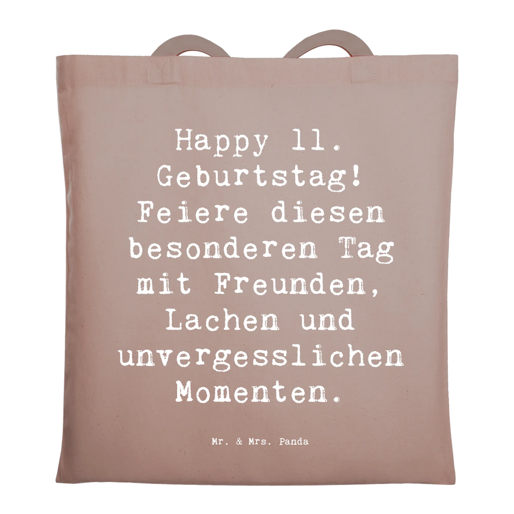 Tote bag Saying Happy 11. Geburtstag! Feiere diesen besonderen Tag mit Freunden, Lachen und unvergesslichen Momenten. Umhängetasche, Jutebeutel, Einkaufstüte, Stoffbeutel, Beuteltasche, Stofftasche, Schultertasche, Einkaufstasche, Strandtasche, Shopper, Laptoptasche, Tragetasche, Tasche, Beutel, Badetasche, Jutetasche, Geburtstag, Geburtstagsgeschenk, Geschenk