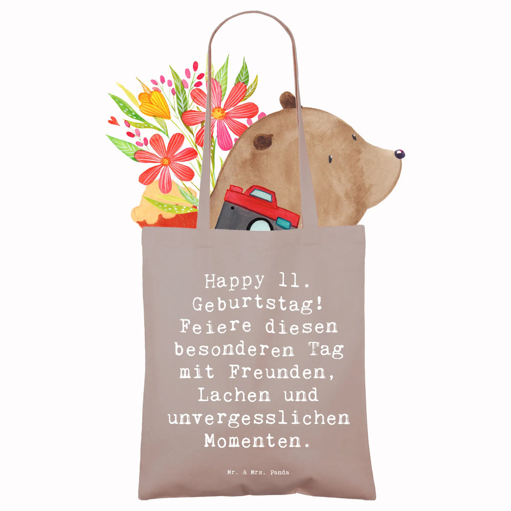 Tote bag Saying Happy 11. Geburtstag! Feiere diesen besonderen Tag mit Freunden, Lachen und unvergesslichen Momenten. Umhängetasche, Jutebeutel, Einkaufstüte, Stoffbeutel, Beuteltasche, Stofftasche, Schultertasche, Einkaufstasche, Strandtasche, Shopper, Laptoptasche, Tragetasche, Tasche, Beutel, Badetasche, Jutetasche, Geburtstag, Geburtstagsgeschenk, Geschenk