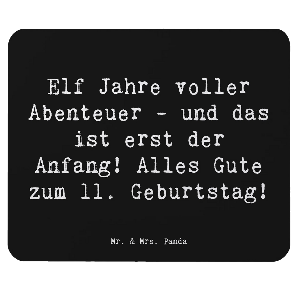 Mauspad Spruch 11. Geburtstag Abenteuer Mousepad, Mauspad Büro, Büroausstattung, PC Zubehör, Einzigartiges Mauspad, Computer zubehör, Arbeitszimmer, Mausunterlage, Designer Mauspad, Mauspad, Geburtstag, Geburtstagsgeschenk, Geschenk