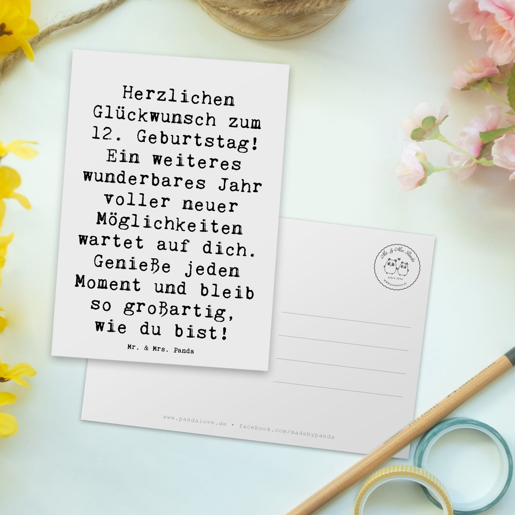 Postkarte Spruch 12. Geburtstag Glück Einladungskarte, Ansichtskarten, Einladung, Grußkarte, Einladung Geburtstag, Karte, Geschenkkarte, Geburtstagskarte, Dankeskarte, Ansichtskarte, Postkarte, Einladungskarten Geburtstag, Geburtstag, Geburtstagsgeschenk, Geschenk