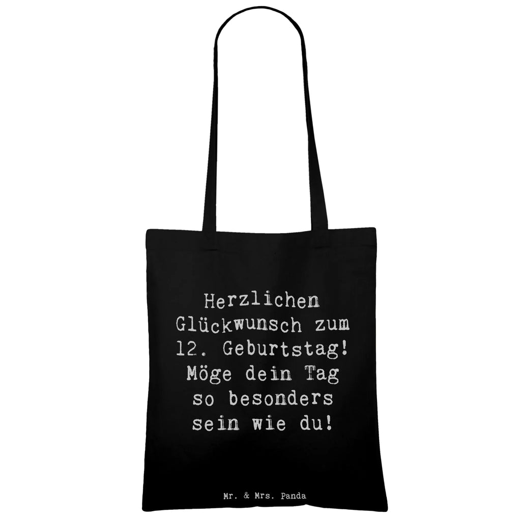 Tragetasche Spruch 12. Geburtstag Stoffbeutel, Laptoptasche, Shopper, Einkaufstasche, Umhängetasche, Beuteltasche, Jutebeutel, Jutetasche, Schultertasche, Beutel, Badetasche, Tragetasche, Tasche, Stofftasche, Einkaufstüte, Strandtasche, Geburtstag, Geburtstagsgeschenk, Geschenk