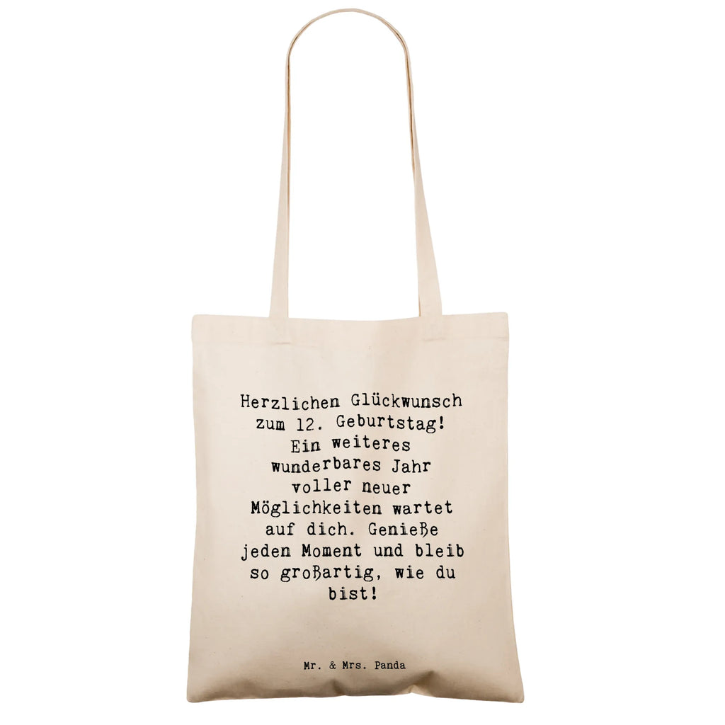 Tragetasche Spruch 12. Geburtstag Glück Schultertasche, Einkaufstasche, Badetasche, Strandtasche, Tasche, Beutel, Jutetasche, Stoffbeutel, Einkaufstüte, Umhängetasche, Tragetasche, Shopper, Jutebeutel, Beuteltasche, Stofftasche, Laptoptasche, Geburtstag, Geburtstagsgeschenk, Geschenk