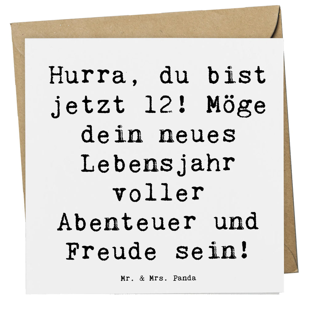 Deluxe Karte Spruch 12. Geburtstag Hochzeitskarte, Hochwertige Grußkarte, Einladungskarte, Karte, Grußkarte, Glückwunschkarte, Geburtstagskarte, Hochwertige Klappkarte, Klappkarte, Geburtstag, Geburtstagsgeschenk, Geschenk