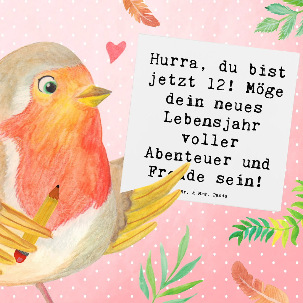 Deluxe Karte Spruch 12. Geburtstag Hochzeitskarte, Hochwertige Grußkarte, Einladungskarte, Karte, Grußkarte, Glückwunschkarte, Geburtstagskarte, Hochwertige Klappkarte, Klappkarte, Geburtstag, Geburtstagsgeschenk, Geschenk